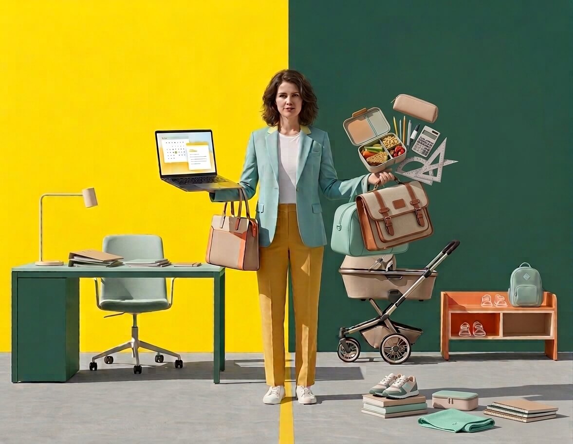 Rentrée scolaire et rentrée en entreprise — la double rentrée des parents salariés